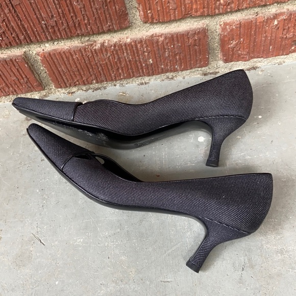 Salvatore Ferragamo Denim Heels - Picture 10 of 11